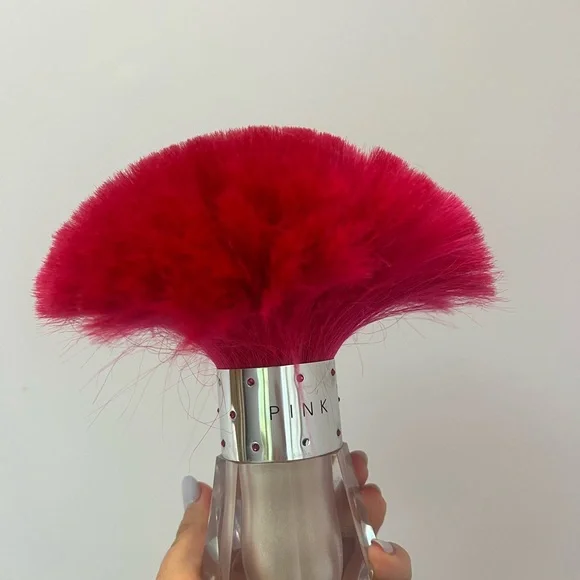 RARE USED victoria’s secret all that shimmers body glitter powder pink scented